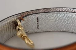 Style Tribute Dolce & Gabbana Women's Orange Crystals Leather Bag Accessory Shoulder Strap -Best Jewelry Store 153088110