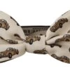 Style Tribute Dolce & Gabbana Men's White Orange Car Print Adjustable Neck Papillon Bow Tie -Best Jewelry Store 154069940