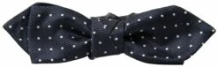 Style Tribute Dolce & Gabbana Men's Blue Polka Dot Silk Adjustable Neck Papillon Bow Tie -Best Jewelry Store 154070599