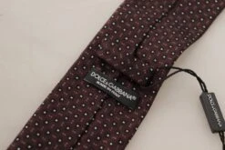 Style Tribute Dolce & Gabbana Men's Black Square Geometric Pattern Necktie Accessory -Best Jewelry Store 154085160