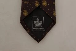 Style Tribute Dolce & Gabbana Men's Black Heart DG Logo Adjustable Tie -Best Jewelry Store 154087244