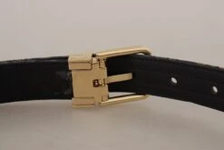 Style Tribute Dolce & Gabbana Women's Navy Blue Jacquard Gold Tone Logo Metal Buckle Belt 13 Style Tribute Dolce & Gabbana Women's Navy Blue Jacquard Gold Tone Logo Metal Buckle Belt -Best Jewelry Store 154111091