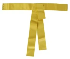 Style Tribute Dolce & Gabbana Women's Yellow Wide Snap Button Closure Silk Belt 8 Style Tribute Dolce & Gabbana Women's Yellow Wide Snap Button Closure Silk Belt -Best Jewelry Store 154126689