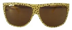 Style Tribute Dolce & Gabbana Women's Yellow Stars Acetate Square Shades DG4125 Sunglasses