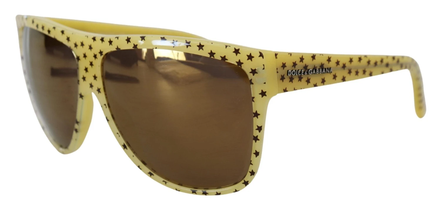 Style Tribute Dolce & Gabbana Women's Yellow Stars Acetate Square Shades DG4125 Sunglasses 4 Style Tribute Dolce & Gabbana Women's Yellow Stars Acetate Square Shades DG4125 Sunglasses - Image 2