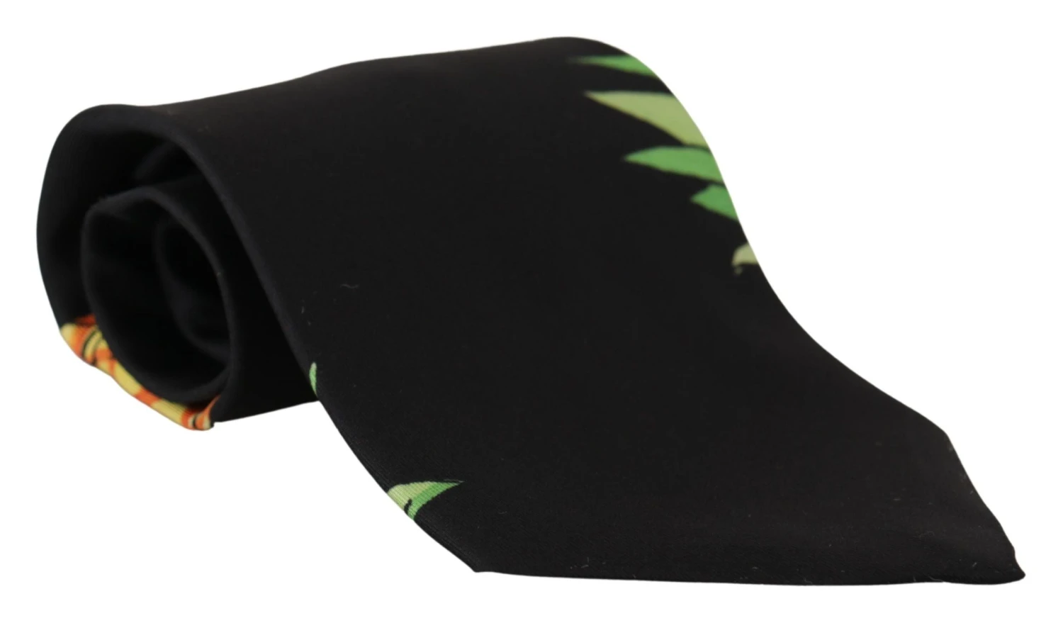 Style Tribute Dolce & Gabbana Men's Black Pineapple Print Necktie Accessory Tie 3 Style Tribute Dolce & Gabbana Men's Black Pineapple Print Necktie Accessory Tie