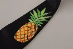Style Tribute Dolce & Gabbana Men's Black Pineapple Print Necktie Accessory Tie 12 Style Tribute Dolce & Gabbana Men's Black Pineapple Print Necktie Accessory Tie -Best Jewelry Store 154400650