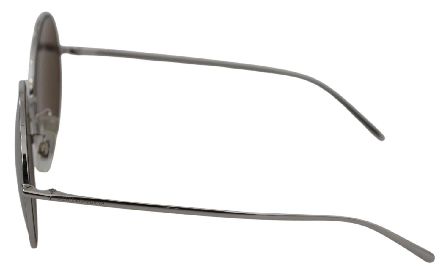 Style Tribute Dolce & Gabbana Women's Silver Plated Round Gray Le Nses Sunglasses 4 Style Tribute Dolce & Gabbana Women's Silver Plated Round Gray Le Nses Sunglasses - Image 2