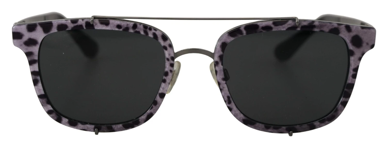 Style Tribute Dolce & Gabbana Women's Purple Leopard Metal Frame Shades DG2175 Sunglasses 3 Style Tribute Dolce & Gabbana Women's Purple Leopard Metal Frame Shades DG2175 Sunglasses