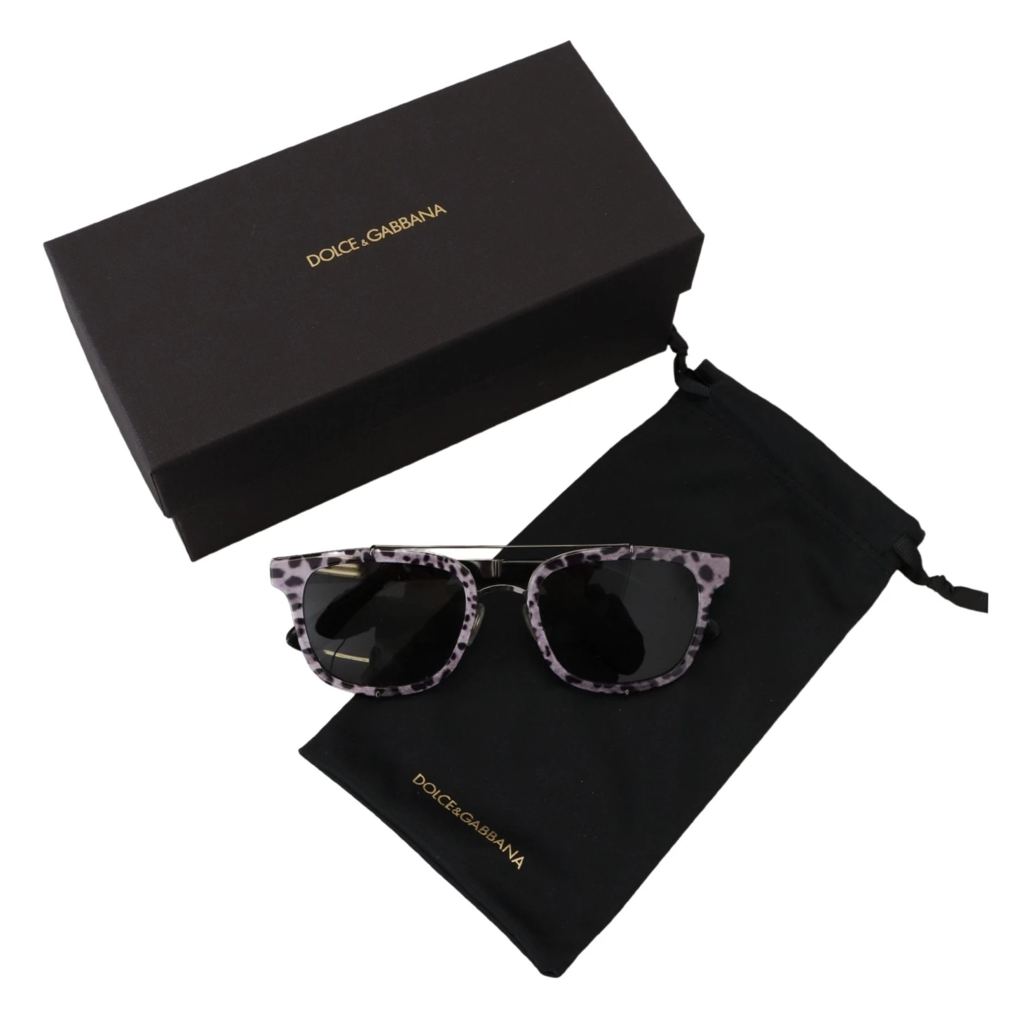 Style Tribute Dolce & Gabbana Women's Purple Leopard Metal Frame Shades DG2175 Sunglasses 8 Style Tribute Dolce & Gabbana Women's Purple Leopard Metal Frame Shades DG2175 Sunglasses - Image 6