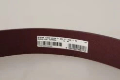 Style Tribute Dolce & Gabbana Men's Brown Leather Silver Metal Crown Buckle Belt -Best Jewelry Store 154408308