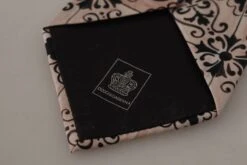 Style Tribute Dolce & Gabbana Men's Beige Fantasy Pattern Necktie Accessory Black -Best Jewelry Store 154417074