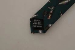 Style Tribute Dolce & Gabbana Men's Black Bottle Fantasy Print Silk Adjustable Accessory Tie -Best Jewelry Store 154420243