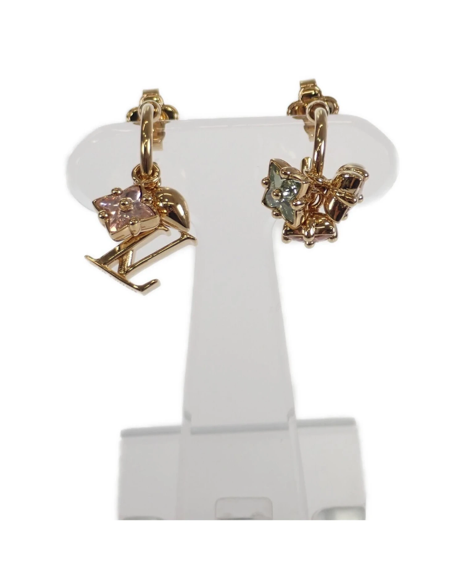 Style Tribute LOUIS VUITTON Women's Gold Hoop Earrings - 2.3 Inches In Gold 3 Style Tribute LOUIS VUITTON Women's Gold Hoop Earrings - 2.3 Inches In Gold