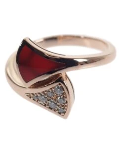 Style Tribute BVLGARI Women's 18K Gold Diva Dream Ring In Gold 16 Style Tribute BVLGARI Women's 18K Gold Diva Dream Ring In Gold -Best Jewelry Store 154990843