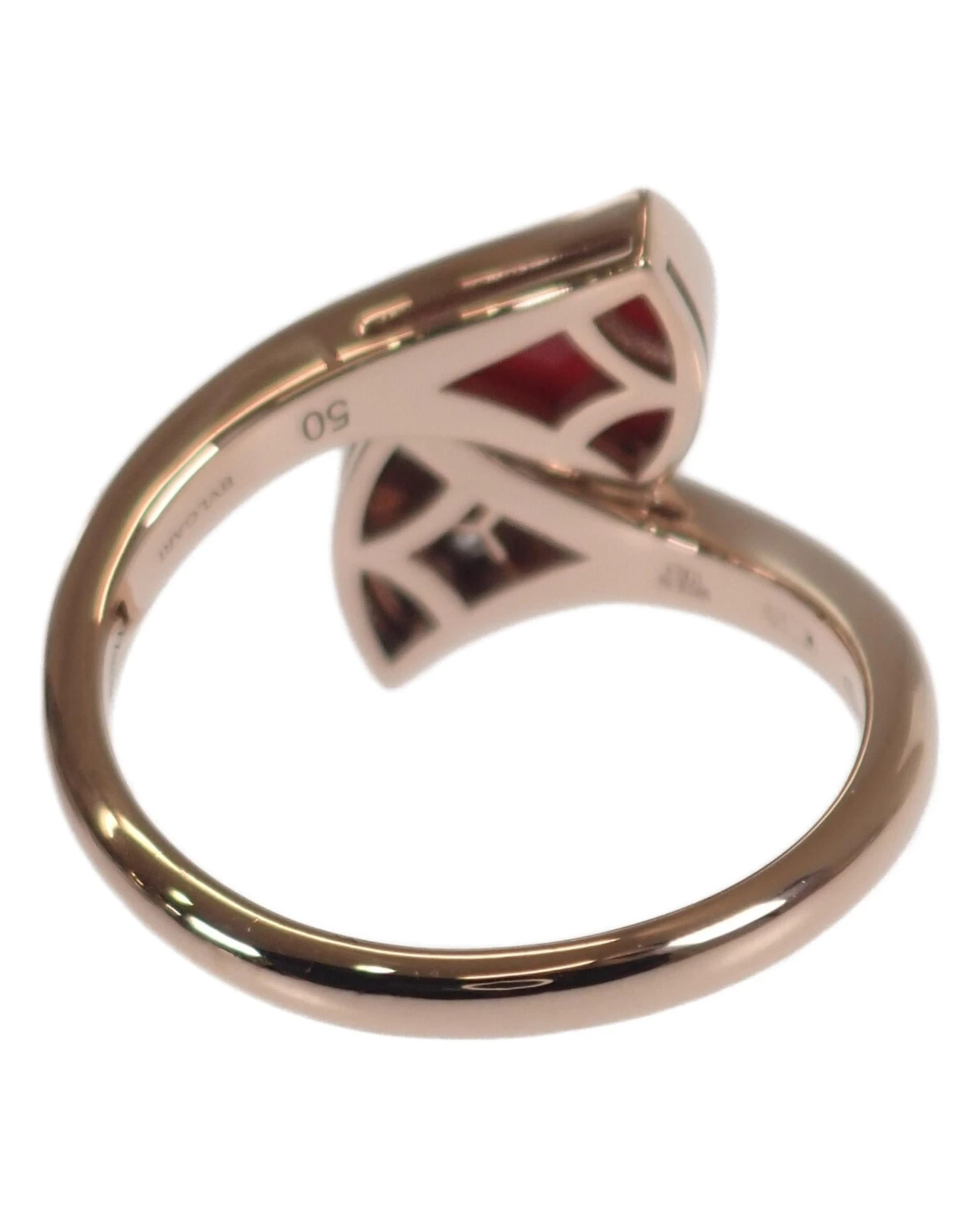 Style Tribute BVLGARI Women's 18K Gold Diva Dream Ring In Gold 8 Style Tribute BVLGARI Women's 18K Gold Diva Dream Ring In Gold - Image 6