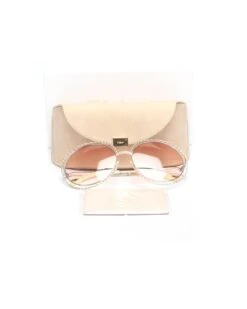 Style Tribute Chloe Women's Twist Round Sunglasses In Silver Finish In Silver -Best Jewelry Store 155438567