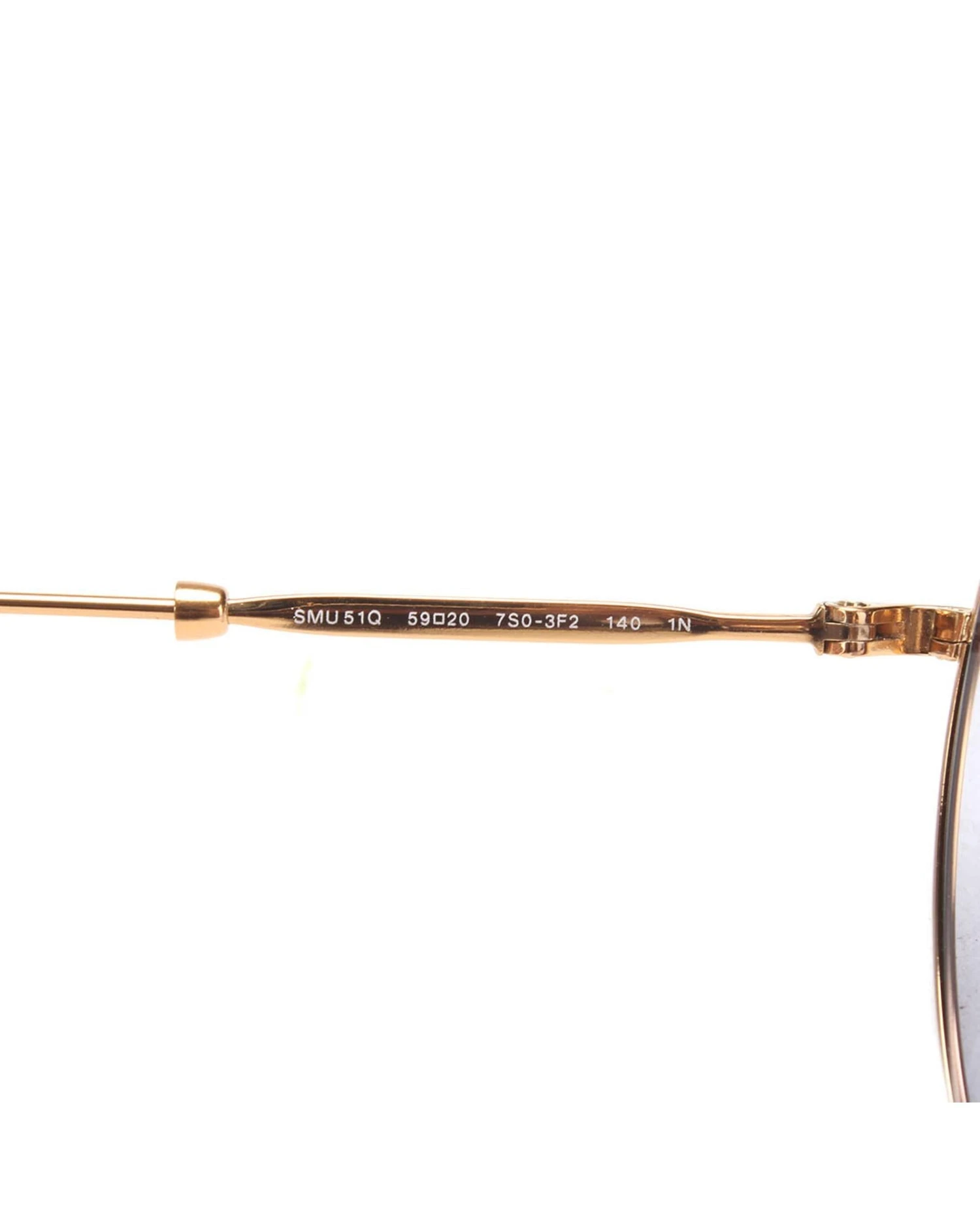 Style Tribute Miu Miu Women's Tortoiseshell Round Sunglasses In Gold 8 Style Tribute Miu Miu Women's Tortoiseshell Round Sunglasses In Gold - Image 6