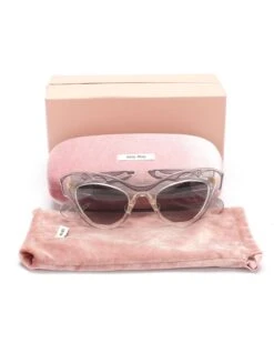 Style Tribute Miu Miu Women's Tinted Cat Eye Sunglasses In Clear -Best Jewelry Store 155439770
