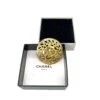Style Tribute CHANEL Women's Gold CC Round Brooch In A Condition In Gold -Best Jewelry Store 155583809