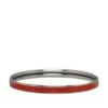 Style Tribute Hermes Women's Orange Enamel Extra Narrow Bangle Jewelry In Orange -Best Jewelry Store 157950839
