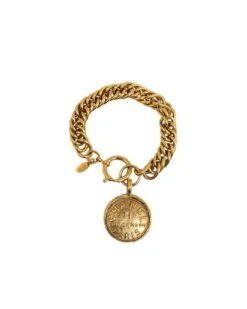 Style Tribute CHANEL Women's Gold Chain Bracelet From 31 Rue Cambon Collection - Excellent Condition In Gold