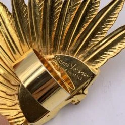 Opherty Ciocci VERSACEGianni Rare Gold Metal Native American Indian Crystals Ring 12 Opherty Ciocci VERSACEGianni Rare Gold Metal Native American Indian Crystals Ring -Best Jewelry Store 178d55bf 4c25 5f05 9307 c02b36379a14