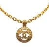 Upteam CHANEL CC Round Pendant Necklace Costume Necklace -Best Jewelry Store 199M1LZPSMB4SBSR 1