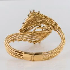 Sarl Baume French 1950s Diamonds Platinum 18 Karat Yellow Gold Thread Bracelet 28 Sarl Baume French 1950s Diamonds Platinum 18 Karat Yellow Gold Thread Bracelet -Best Jewelry Store 19 623 6 master