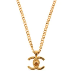 QOO Vintage CHANEL 1997 Made Turn-Lock Chain Necklace -Best Jewelry Store 1 5e98b23e 1c0d 47bb ae1d 798e1f4db005