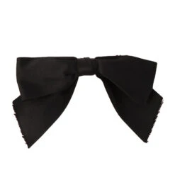 QOO Vintage CHANEL Satin Ribbon Hair Clip Black -Best Jewelry Store 1 ab21e967 fa1f 4c00 9943 f5f9803da99d