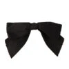 QOO Vintage CHANEL Satin Ribbon Hair Clip Black