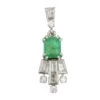 Sarl Baume French 1970s Emerald Diamonds 18 Karat White Gold Pendant 1 Sarl Baume French 1970s Emerald Diamonds 18 Karat White Gold Pendant -Best Jewelry Store 1 master 76cffe77 a9fc 409f a1b1 31e6fc82eed3