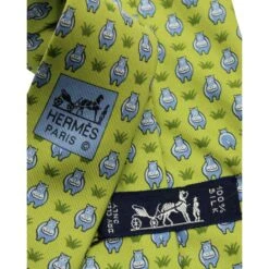 Style Tribute HERMeS Green With Blue Hippopotamus Pattern -Best Jewelry Store 1fbd01c35189be343f1aff31f635098b