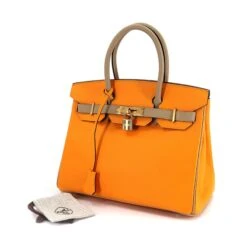 ELADY HERMES Birkin 30 Hand Bag Epson Jaune Doll Trench SPO C Carved Seal Gold Metal Fittings 19 ELADY HERMES Birkin 30 Hand Bag Epson Jaune Doll Trench SPO C Carved Seal Gold Metal Fittings -Best Jewelry Store 2000 012e0a66 82fd 4592 8713 9e805d27a2f5