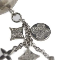 ELADY LOUIS VUITTON Porto Cle Glitter Keychain M65378 Metal Silver Bag Charm -Best Jewelry Store 2000 01cc77f4 5a37 45b3 8268 54152cda2056