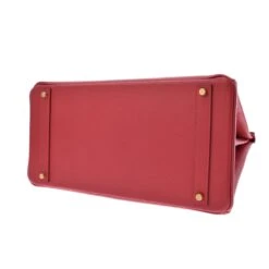 ELADY Hermes Birkin 40 Rouge Vif ???G Engraved (around 2003) Unisex Couchbel Handbag -Best Jewelry Store 2000 02ab33ba b8a4 47b4 ab6f 81a8e9b57357