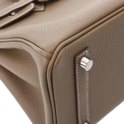 ELADY HERMES Birkin 25 Etoupe Palladium Hardware - Women's Togo Handbag 16 ELADY HERMES Birkin 25 Etoupe Palladium Hardware - Women's Togo Handbag -Best Jewelry Store 2000 0311977a 614e 4588 aebf a8dab6fa8fee