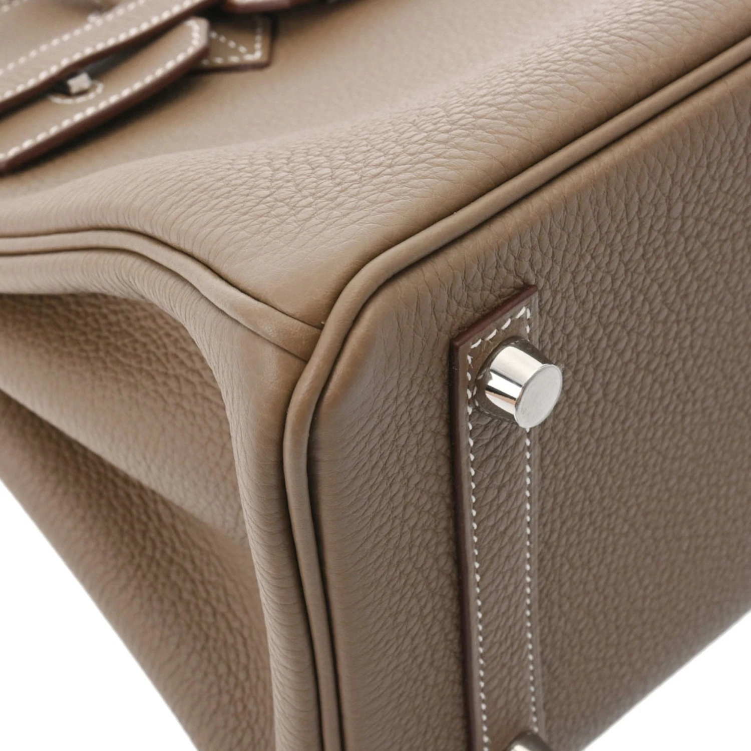 ELADY HERMES Birkin 25 Etoupe Palladium Hardware - Women's Togo Handbag 7 ELADY HERMES Birkin 25 Etoupe Palladium Hardware - Women's Togo Handbag - Image 5