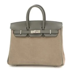 ELADY HERMES Birkin 25 Handbag Grisly Swift Griscaille Grimeyer B Stamp -Best Jewelry Store 2000 08c49776 32aa 4548 a629 35c38fcc3084