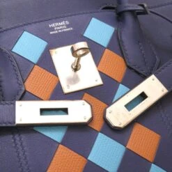 ELADY HERMES Birkin 30 Tresage De Cuir Vaux Epson Swift Blue Ankle Gold Dunor D Stamp Handbag 17 ELADY HERMES Birkin 30 Tresage De Cuir Vaux Epson Swift Blue Ankle Gold Dunor D Stamp Handbag -Best Jewelry Store 2000 0906c82b 07e6 4528 bdc4 1f42df8fa057