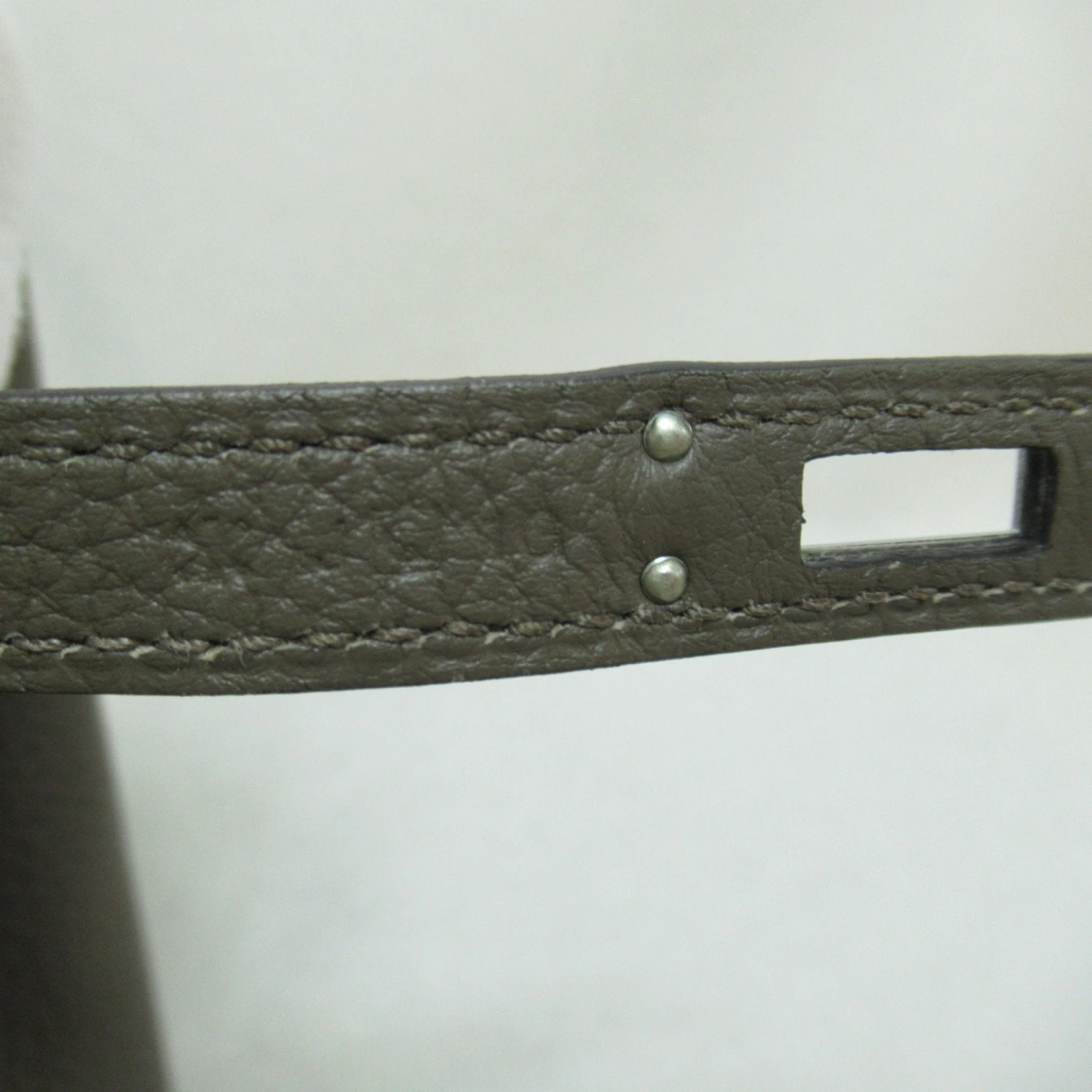 ELADY HERMES Birkin 25 Handbag Gray Taupe Togo Leather Leather 9 ELADY HERMES Birkin 25 Handbag Gray Taupe Togo Leather Leather - Image 7