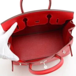 ELADY Hermes Birkin 30 Handbag Epson Rouge Kazak Silver Metal Fittings P Stamp -Best Jewelry Store 2000 0e7cc9b3 18f4 4e21 9f63 74556bcad13d