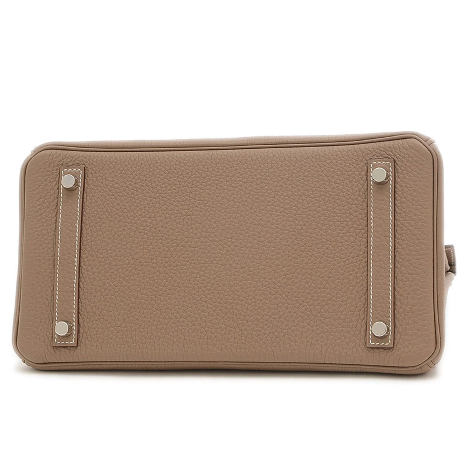 ELADY HERMES Birkin 30 Handbag Togo Etoupe B Engraved 8 ELADY HERMES Birkin 30 Handbag Togo Etoupe B Engraved - Image 6