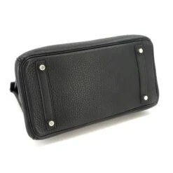 ELADY HERMES Birkin 30 Handbag Fjord Black L Engraved Silver Hardware -Best Jewelry Store 2000 175da6c8 96b8 4063 ab8a e76c53d984ed