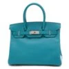 ELADY HERMES Birkin 30 Tadelakt Handbag Blue Izmir Silver Metal Fittings Y Stamp 2 ELADY HERMES Birkin 30 Tadelakt Handbag Blue Izmir Silver Metal Fittings Y Stamp -Best Jewelry Store 2000 1b9192e2 8597 46fe a068 b1343ef9c737