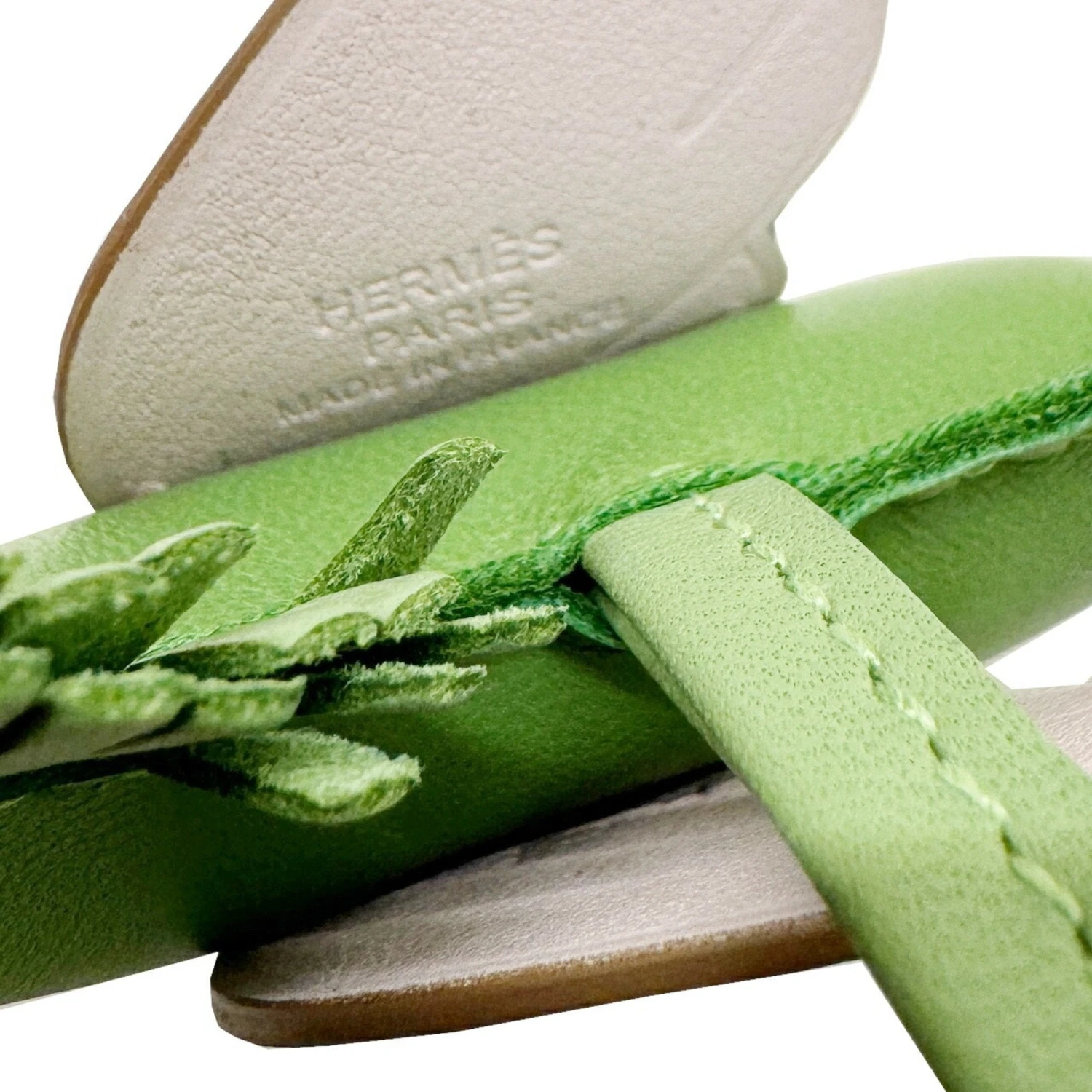 ELADY HERMES Rodeo Pegasus PM B Stamp 2023 Anjou Miro Swift Vert Yucca Mauve Pale Cricket Bag Charm Leather Women's Men's Green Light Pink 5 ELADY HERMES Rodeo Pegasus PM B Stamp 2023 Anjou Miro Swift Vert Yucca Mauve Pale Cricket Bag Charm Leather Women's Men's Green Light Pink - Image 3