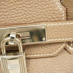 ELADY HERMES Handbag Birkin 30 N Engraved Togo Etoupe Ladies -Best Jewelry Store 2000 1e3ffce2 893d 48cc 8da3 76ef9adaf76c