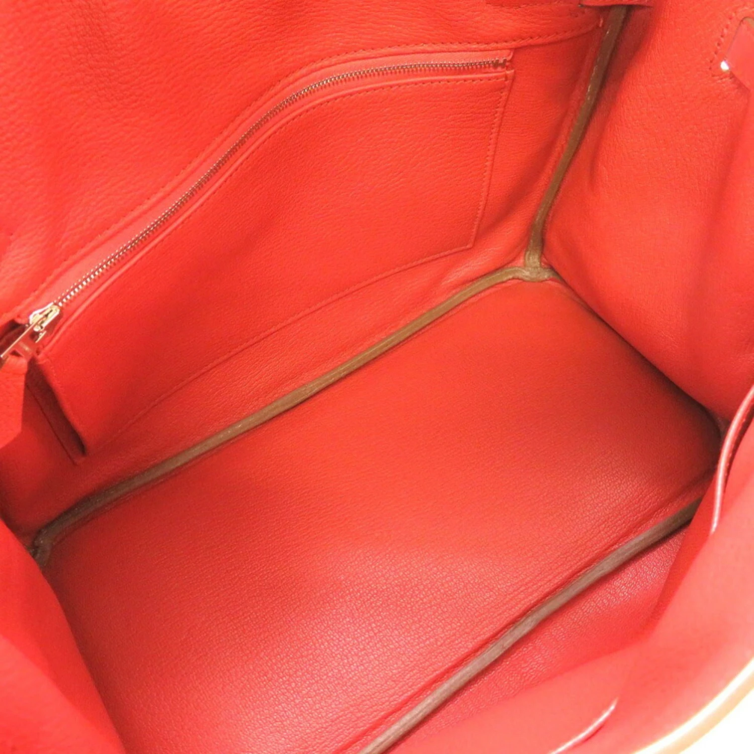 ELADY HERMES Birkin Cazac 30 Taurillon Clemence Vaux Swift Tourtiere Gray Sanguine Moutard Matte P Engraved Handbag 8 ELADY HERMES Birkin Cazac 30 Taurillon Clemence Vaux Swift Tourtiere Gray Sanguine Moutard Matte P Engraved Handbag - Image 6