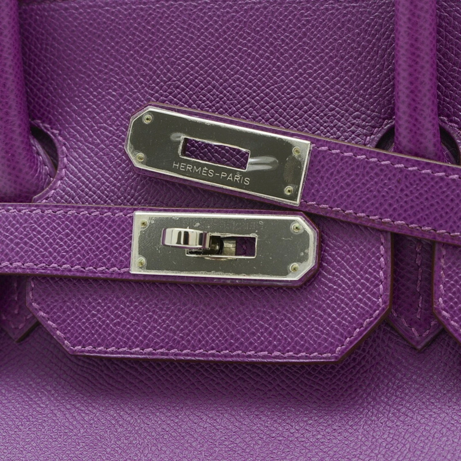 ELADY HERMES Birkin 35 Handbag Epson Anemone R Stamp 5 ELADY HERMES Birkin 35 Handbag Epson Anemone R Stamp - Image 3